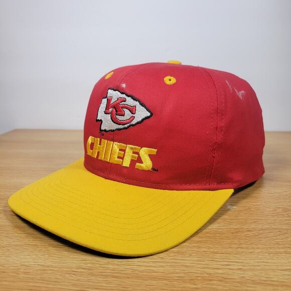 Kansas City Chiefs Montana Hat Cap Snapback 90s NFL Made In China Eastport Retro - Picture 10 of 16